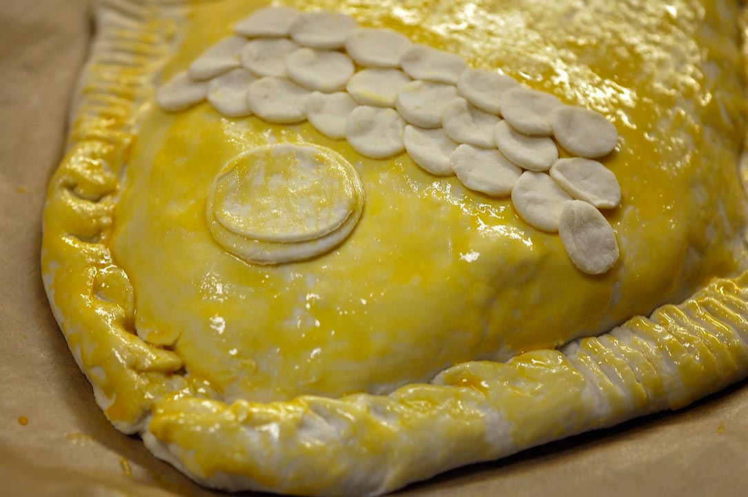 Традиционный рыбный пирог из муксуна или нельмы